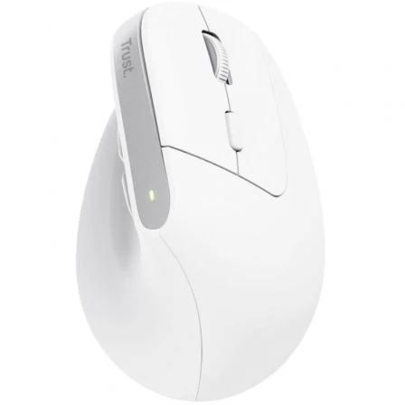 Trust Bayo+ Ratón Ergonómico Inalámbrico Bluetooth, Batería Recargable, 2400 DPI, Blanco Trust Bayo+ Ratón Ergonómico Inalámbrico Bluetooth, Batería Recargable, 2400 DPI, Blanco